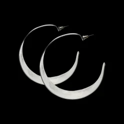 Susmie's Stronger Than Whiskey Hoops Silver< Silver