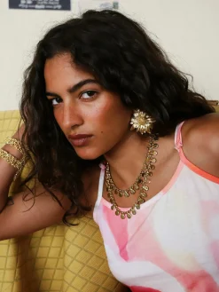 Susmie's Sunshine Earrings< Stone | Golden