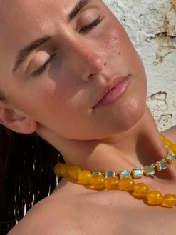 Susmie's Sweet Sun Honey Necklace< Stone