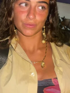 Susmie's Tidal Tales Earrings< Golden