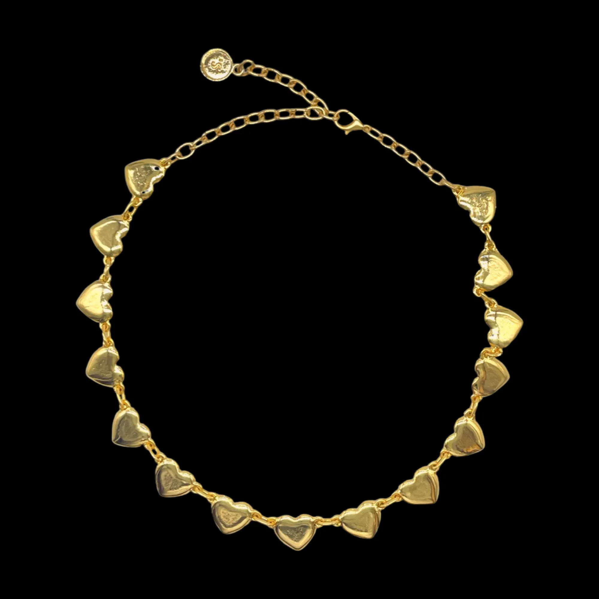 Susmie's U and Me Choker Gold< Golden