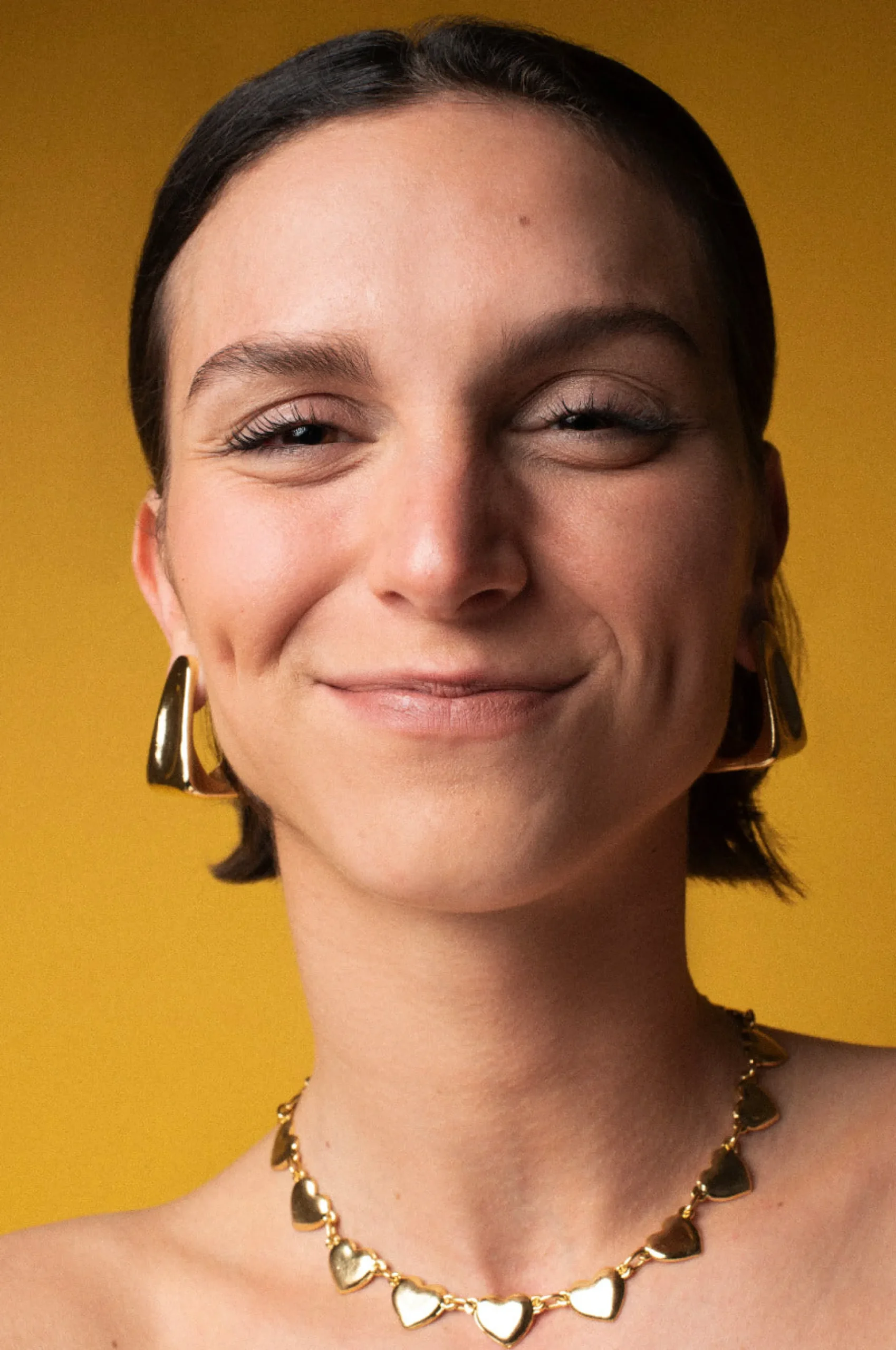 Susmie's U and Me Choker Gold< Golden
