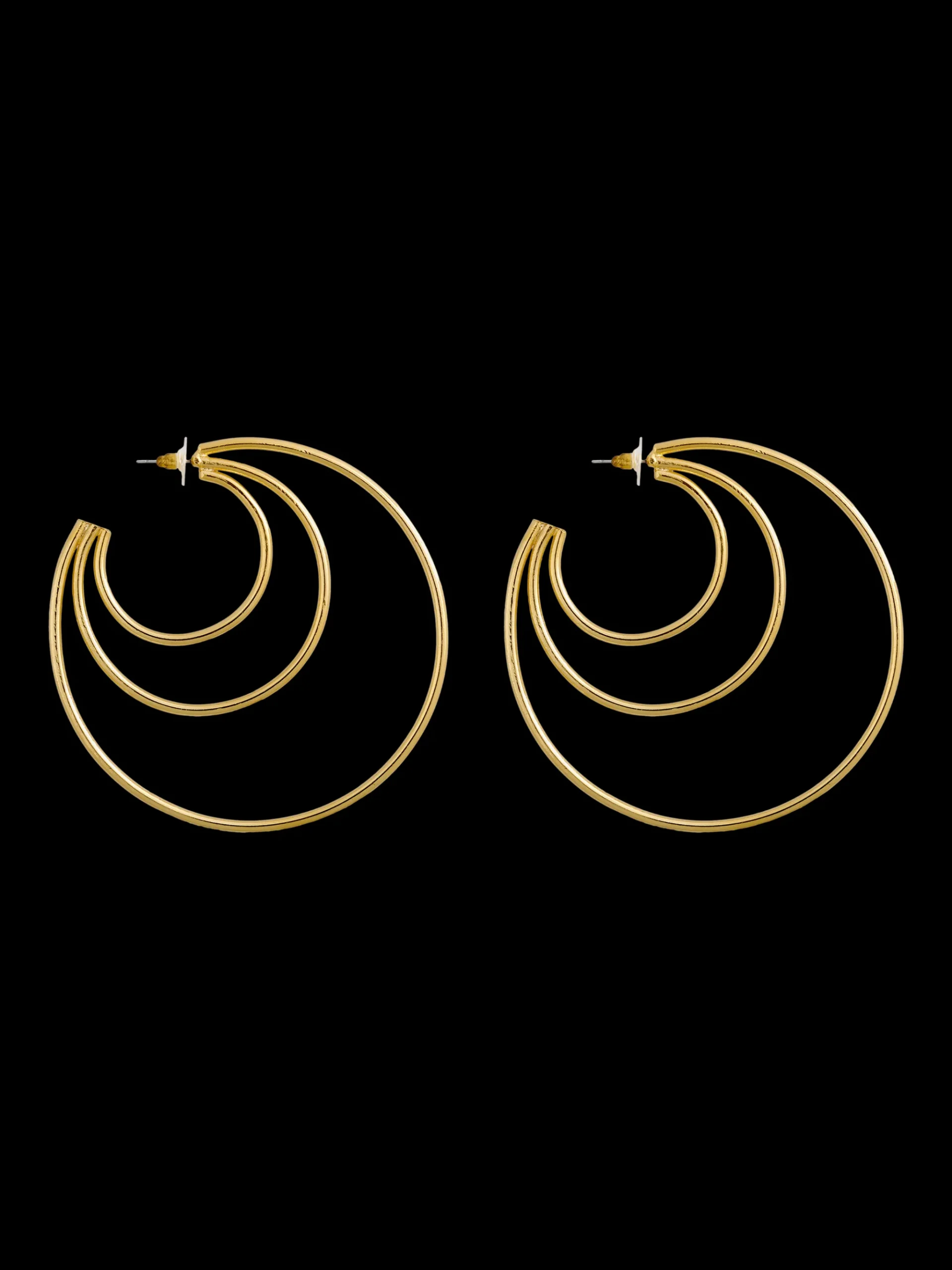 Susmie's Walking on the Moon Earrings< Golden