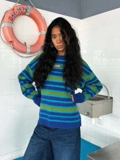 Susmie's Warm as coffee - Blue< Sweaters