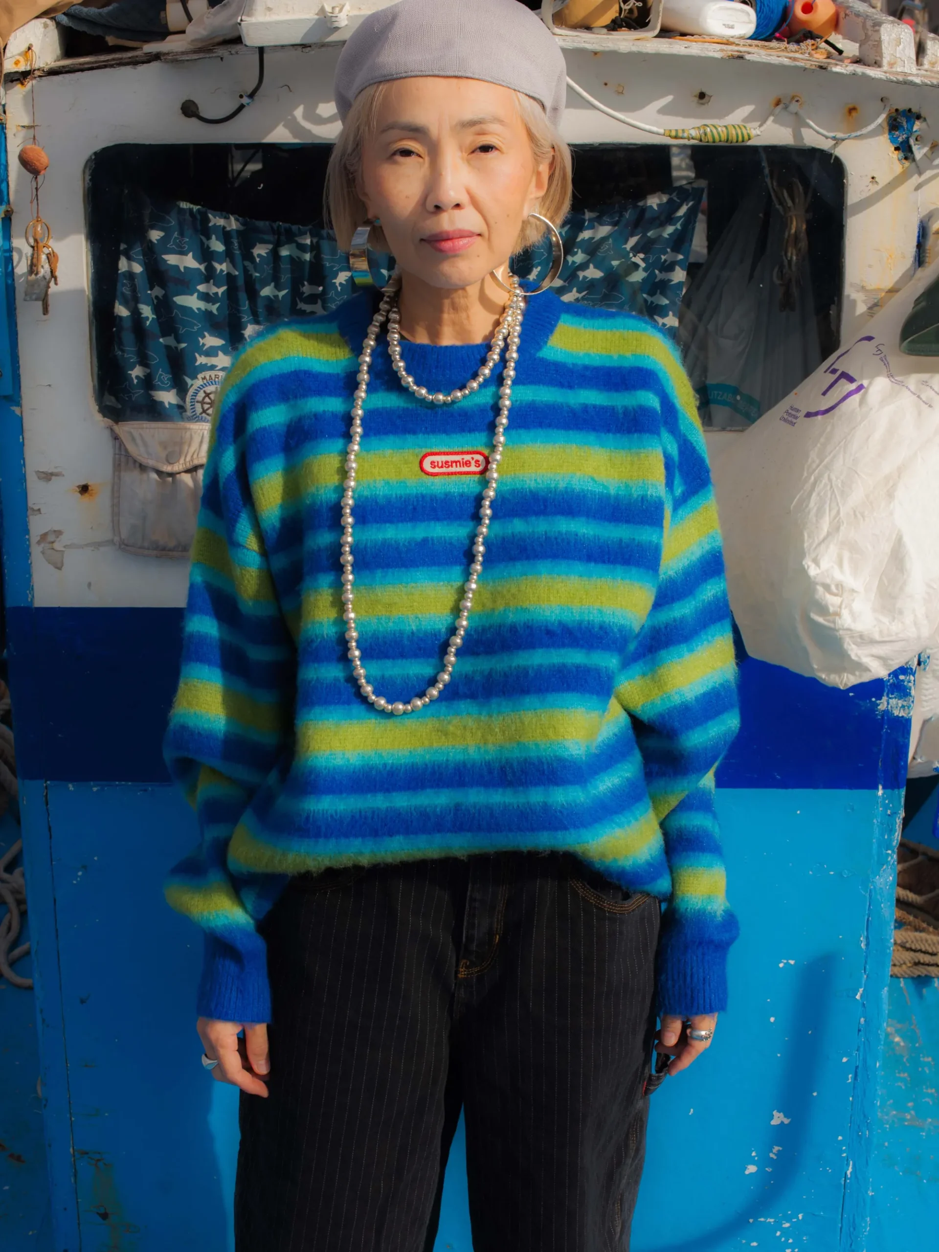 Susmie's Warm as coffee - Blue< Sweaters